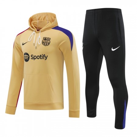 Barcelona Hoodie Sweat de Treino 2024-25 Amarela